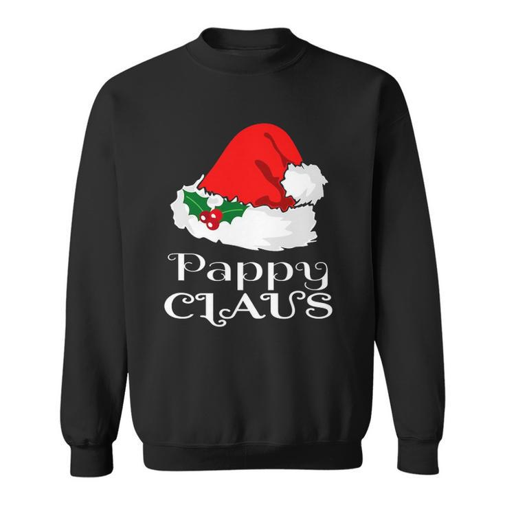 Christmas Pappy Claus Matching Pajama Mens Santa Hat X Mas Sweatshirt