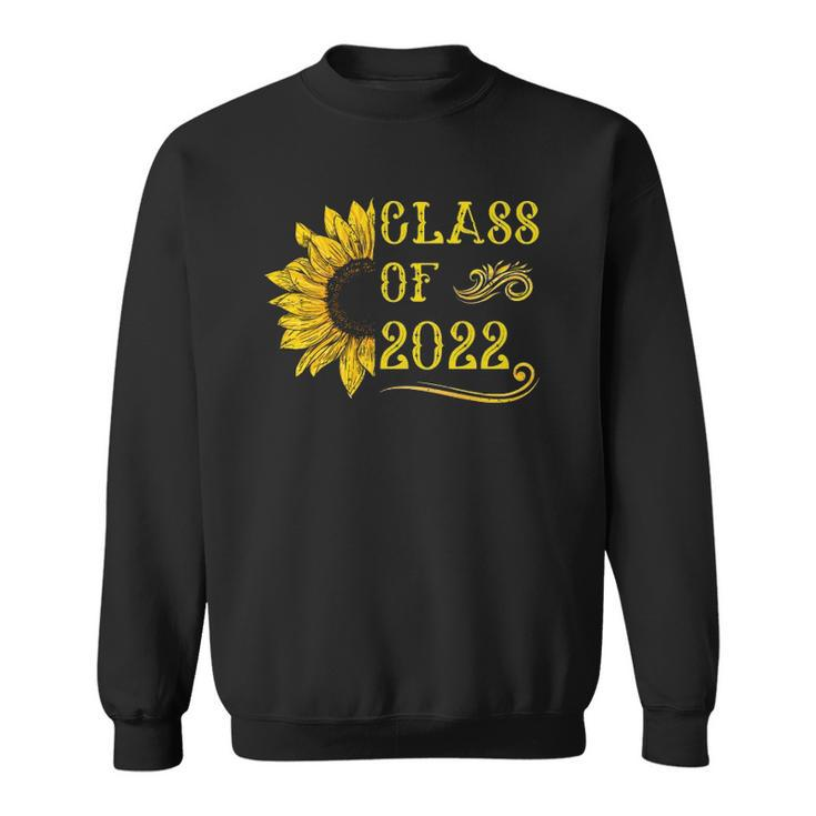 Class Of 2022 Sunflower  Graduation Senior Graduate 22  Sweatshirt