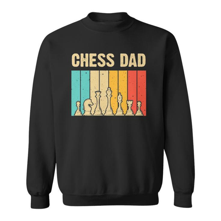 Cool Chess Lover Art For Dad Men Father Novelty Chess Player Sweatshirt