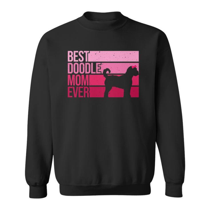 Cool Doodle Mom Art Women Girl Aussiedoodle Goldendoodle Dog Sweatshirt
