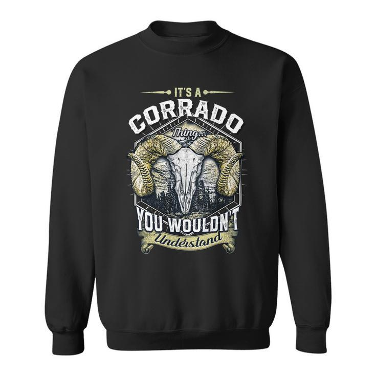 Corrado Name Shirt Corrado Family Name V4 Sweatshirt