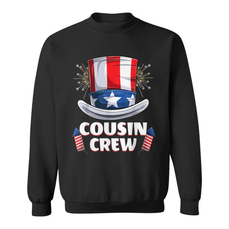Cousin Crew 4Th Of July Family Matching Boys Girls Kids  Sweatshirt