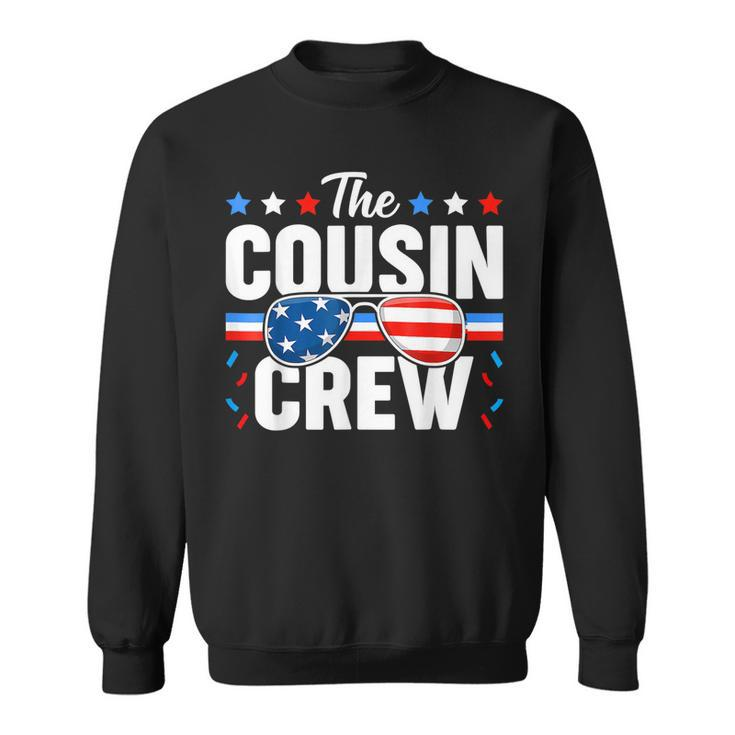Cousin Crew 4Th Of July Patriotic American Family Matching  Sweatshirt