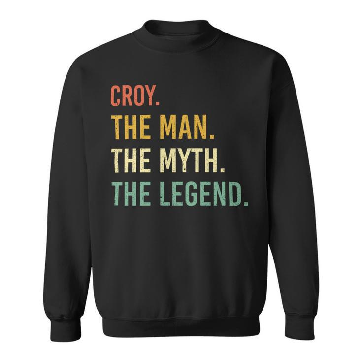 Croy Name Shirt Croy Family Name V3 Sweatshirt