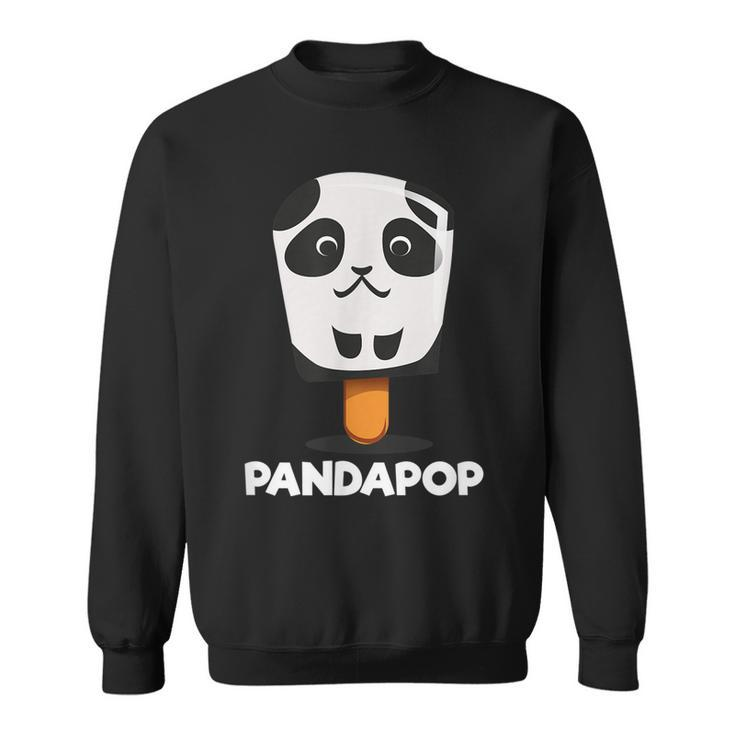 Cute Cartoon Panda Baby Bear Popsicle Panda Birthday Gift  Sweatshirt
