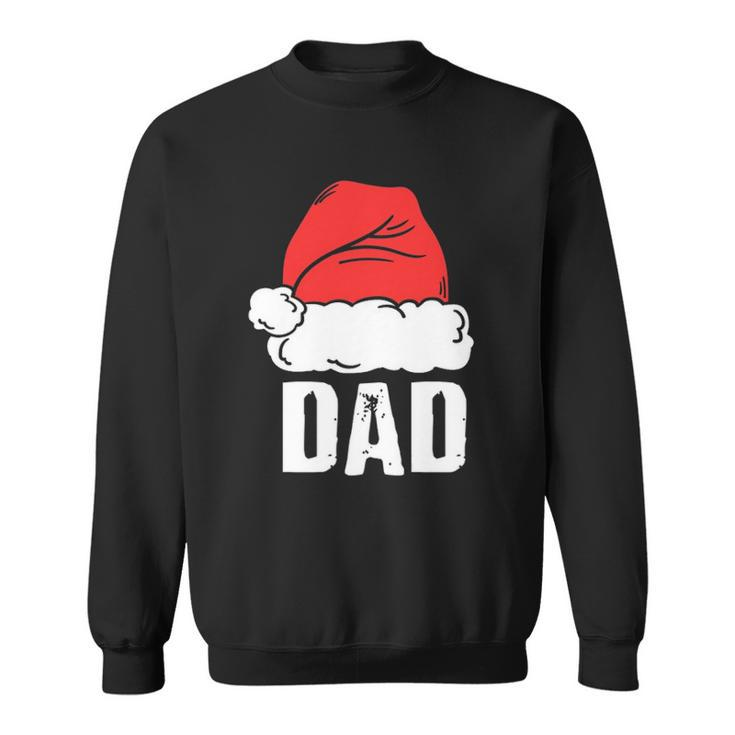 Dad Santa Christmas Family Matching Pajamas Papa Father Sweatshirt