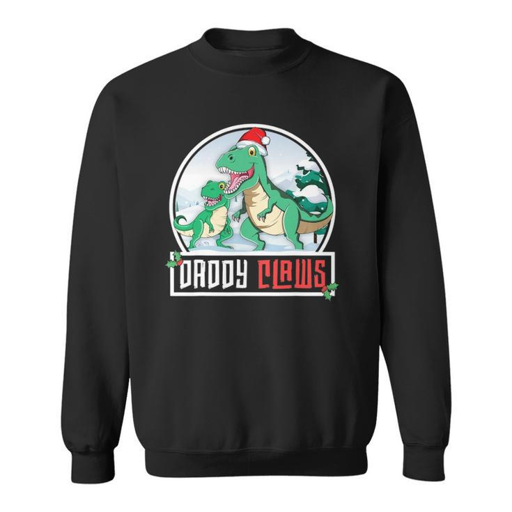 Daddy Claws Dadrex Dinosaur Matching Family Christmas Sweatshirt