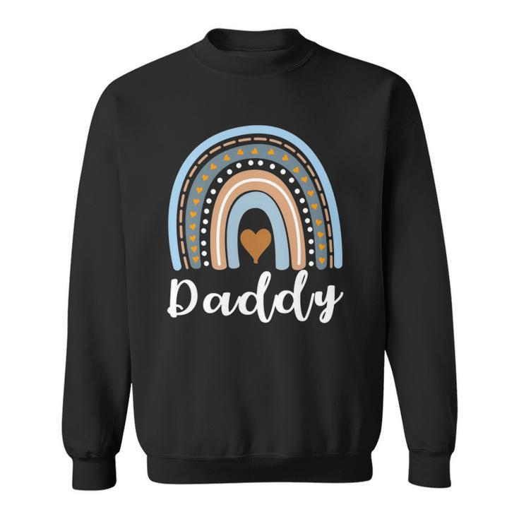 Daddy Rainbow Boho Rainbow Daddy Cool Dad Family Matching Sweatshirt