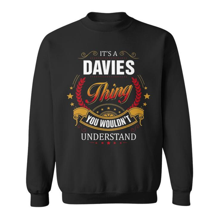Davies Shirt Family Crest Davies T Shirt Davies Clothing Davies Tshirt Davies Tshirt Gifts For The Davies  Sweatshirt