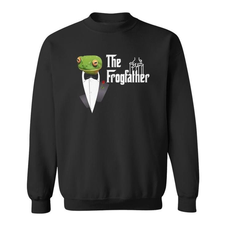 Frog Father Or Frogfather For Frogs Fan Frog Lovers Sweatshirt