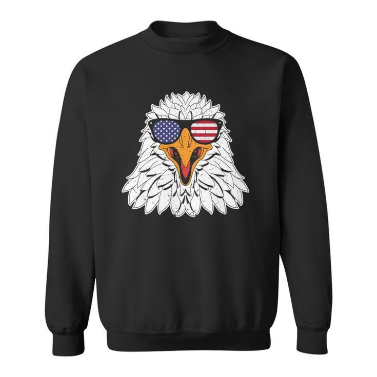 Funny 4Th Of July Eagle Patriotic American Flag Cute Eagle Sweatshirt