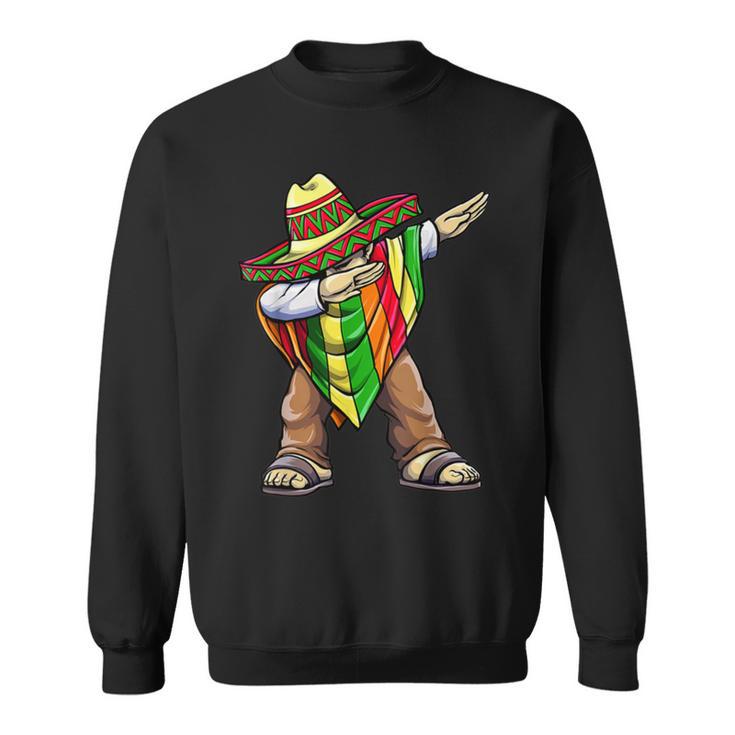 Funny Dabbing Taco Cinco De May Mexican Food V2 Sweatshirt