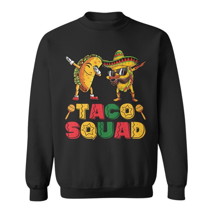 Funny Dabbing Taco Cinco De May Mexican Food V3 Sweatshirt