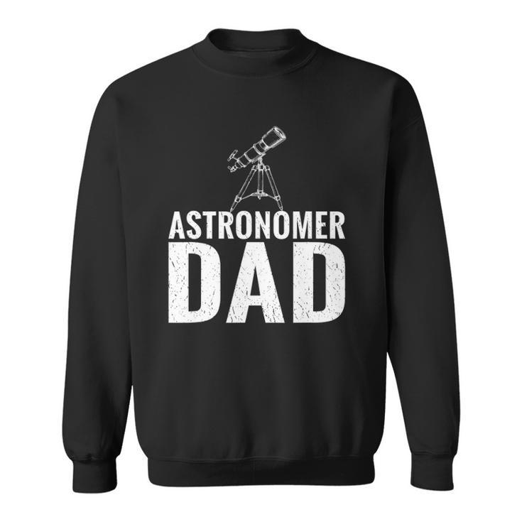 Funny Distressed Retro Vintage Telescope Star Astronomy Sweatshirt