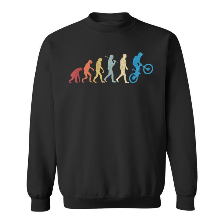 Funny Mountain Bike Evolution Biker Best V2 Sweatshirt