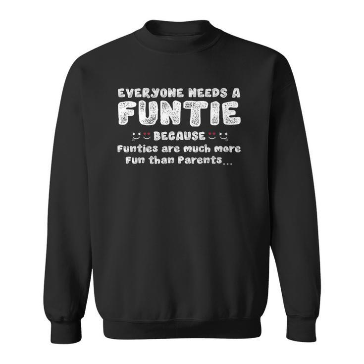 Funtie - Fun Aunt Funny Definition Tee Sweatshirt