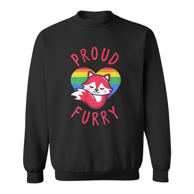 Furry Cosplay Or Furry Convention Or Proud Furry  Sweatshirt