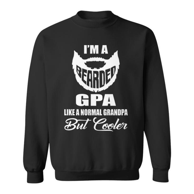 G Pa Grandpa Gift Bearded G Pa Cooler Sweatshirt