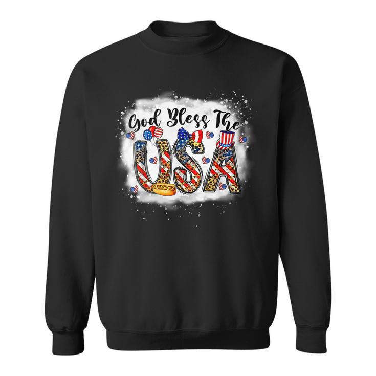 God Bless The Usa - Christian 4Th Of July  Sweatshirt