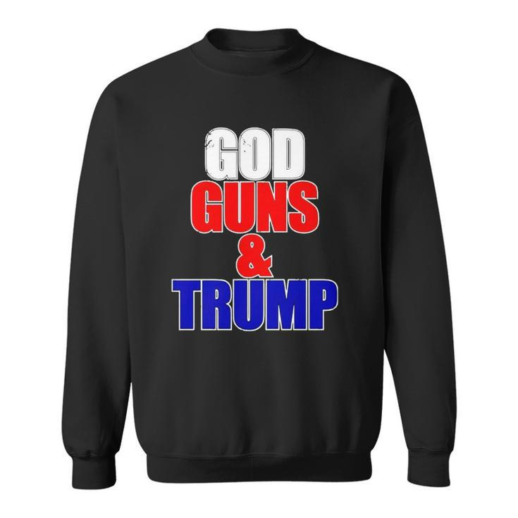 God Gun & Trump Vintage Christian Sweatshirt
