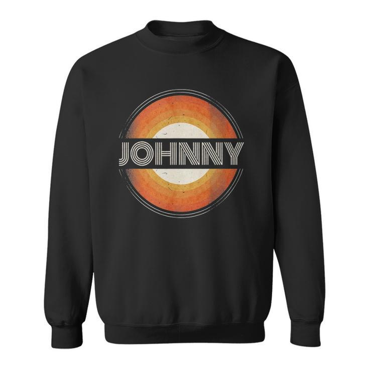 Graphic Tee First Name Johnny Retro Personalized Vintage Sweatshirt