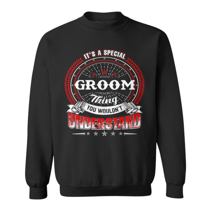 Groom Shirt Family Crest GroomShirt Groom Clothing Groom Tshirt Groom Tshirt Gifts For The Groom Sweatshirt