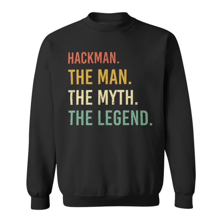 Hackman Name Shirt Hackman Family Name V3 Sweatshirt