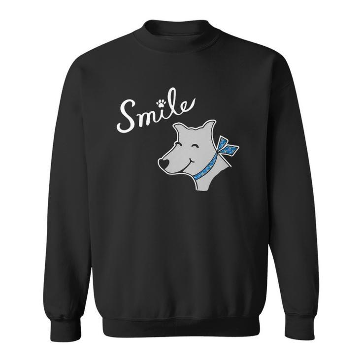 Happy Smile Dog Pet Lover Sweatshirt