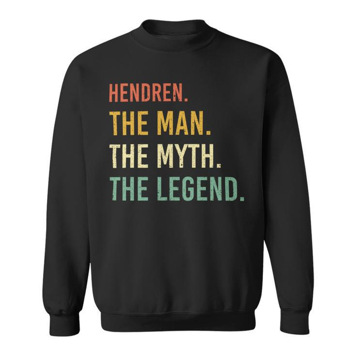 Hendren Name Shirt Hendren Family Name V2 Sweatshirt