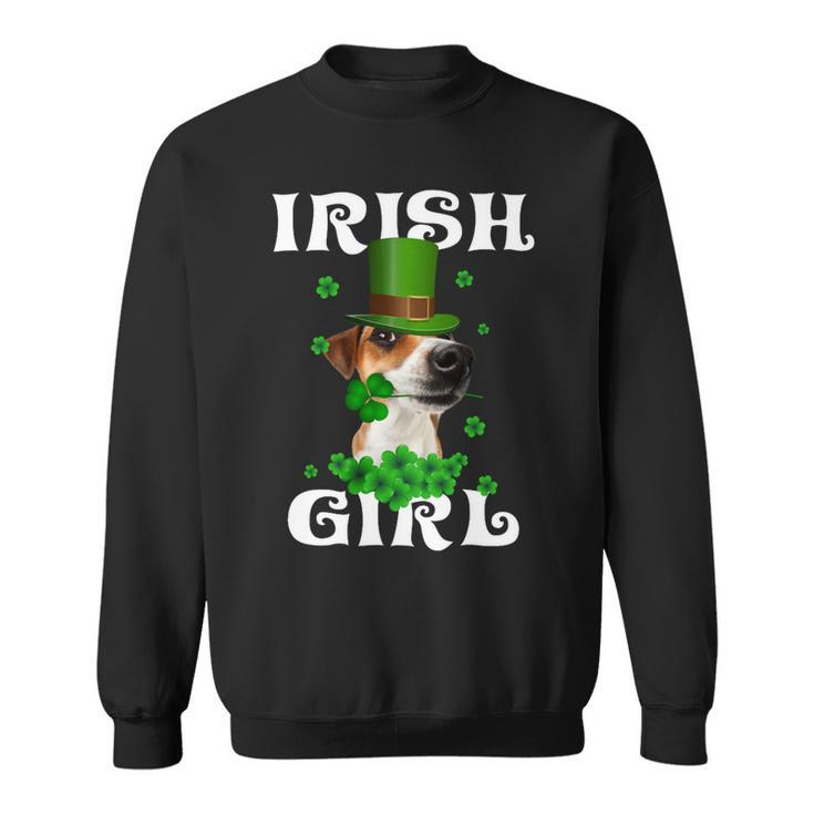 Jack Russell Terrier Patricks Day For Dog Lovers Sweatshirt