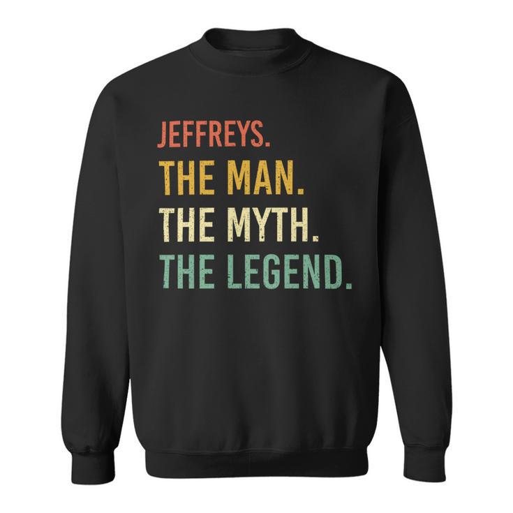 Jeffreys Name Shirt Jeffreys Family Name V3 Sweatshirt