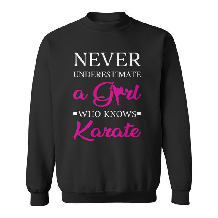 Karate Lover Martial Arts Women Gift Karate Sweatshirt