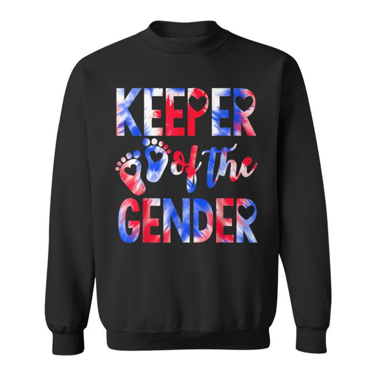 Keeper Of The Gender 4Th Of July Baby Gender Reveal  Sweatshirt