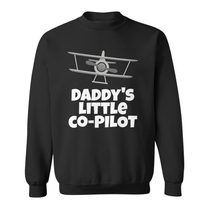 Kids Daddys Little Co Pilot Kids Airplane Sweatshirt