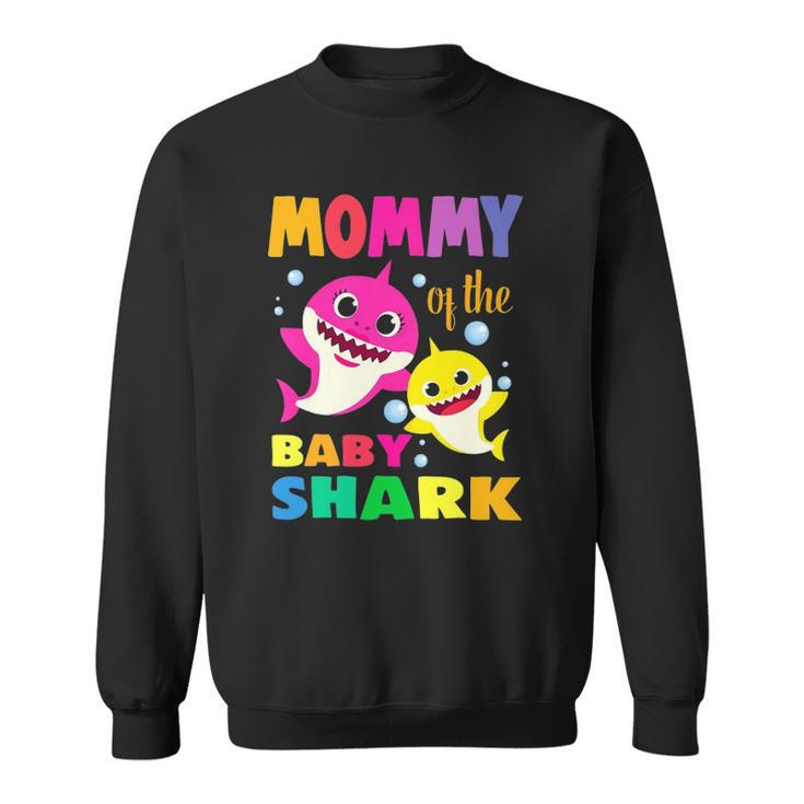 Kids Mommy Of The Birthday Shark Mom Matching Family Sweatshirt