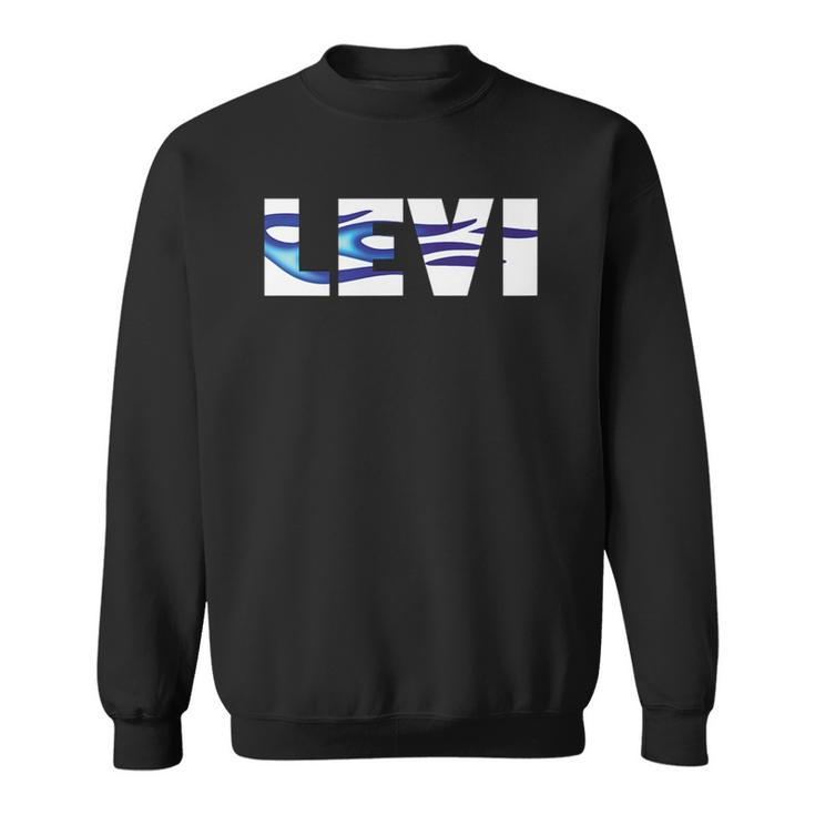 Levi Name Cool Auto Detailing Flames So Fast Sweatshirt