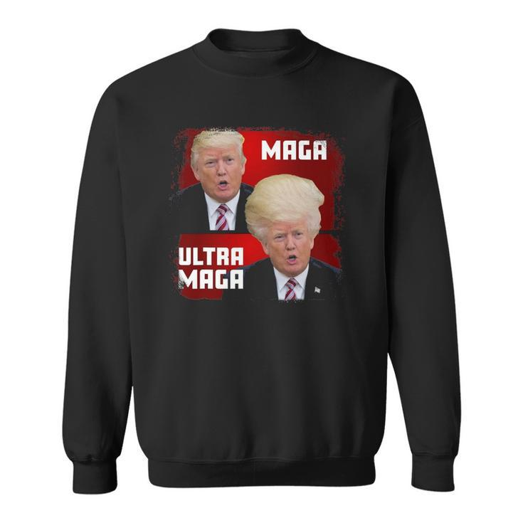 Maga - Ultra Maga Funny Trump Sweatshirt