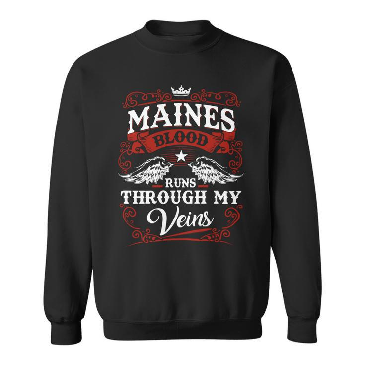 Maines Name Shirt Maines Family Name Sweatshirt