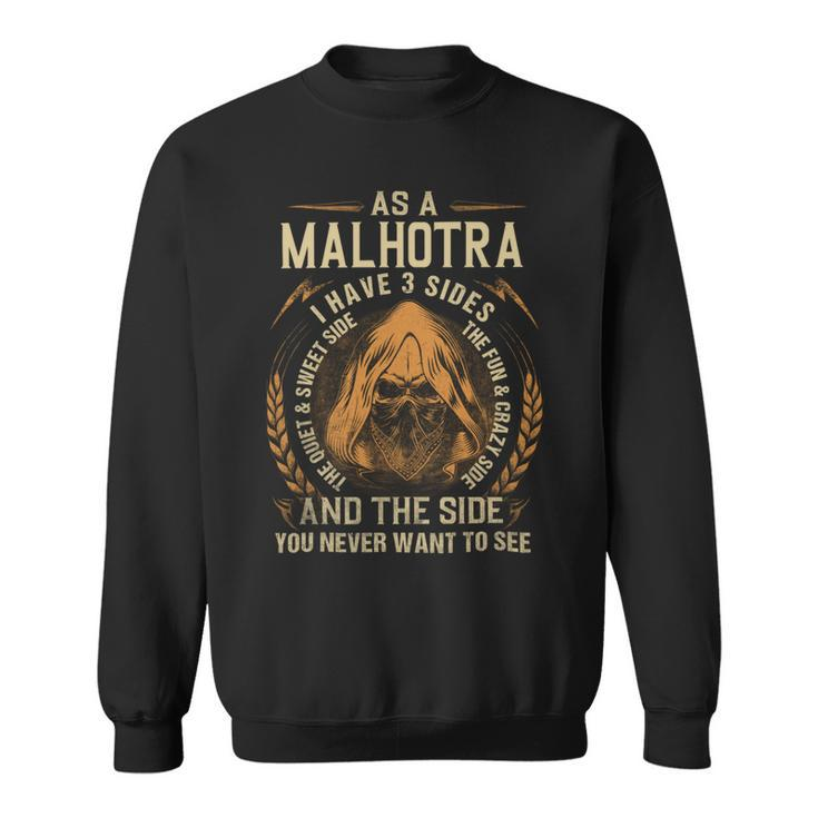Malhotra Name Shirt Malhotra Family Name V2 Sweatshirt