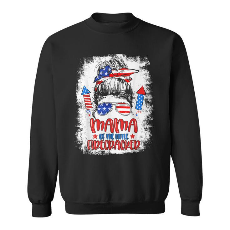 Mama Of The Little Firecracker 4Th Of July Birthday For Mom  Sweatshirt