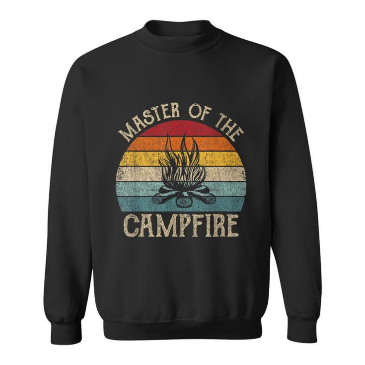 Master Of The Campfire Camping Retro Camper  Sweatshirt