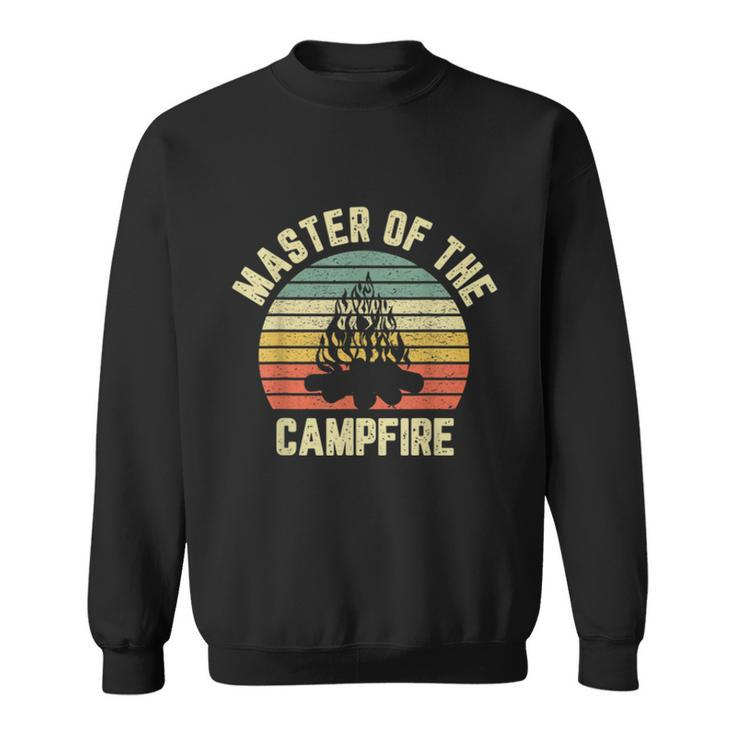 Master Of The Campfire Camping Vintage Camper  Sweatshirt