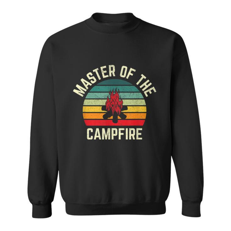 Master Of The Campfire Vintage Camping  Sweatshirt