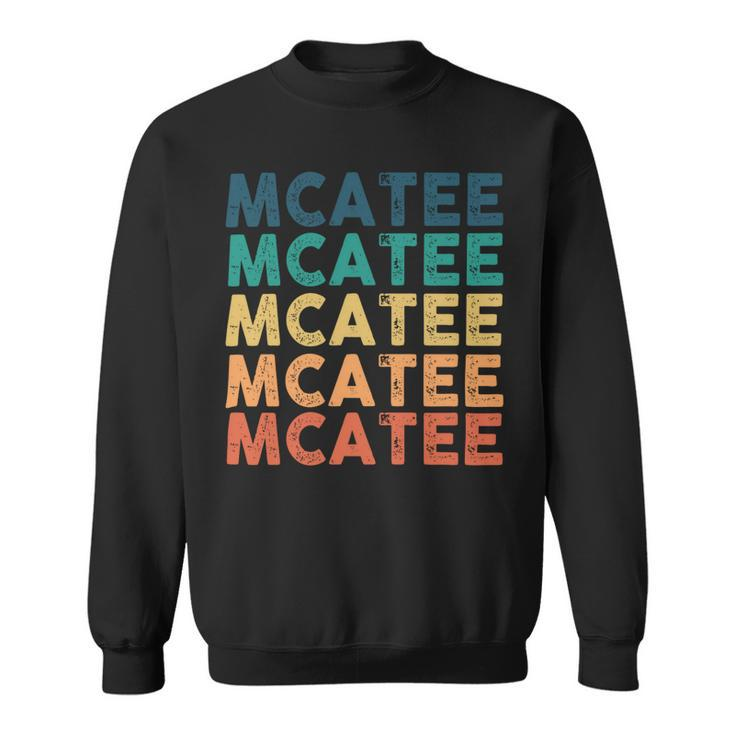 Mcatee Name Shirt Mcatee Family Name V2 Sweatshirt