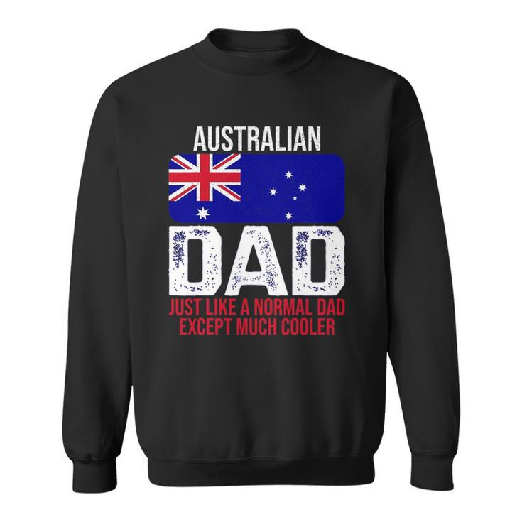 Mens Australian Dad Australia Flag Design For Fathers Day Sweatshirt