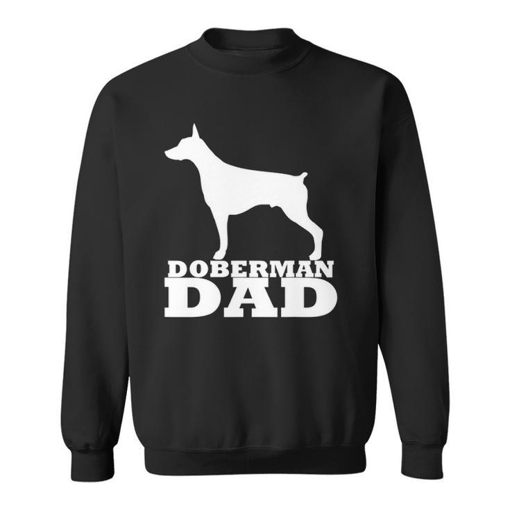 Mens Doberman Dad Dobie Pinscher Doberman Sweatshirt