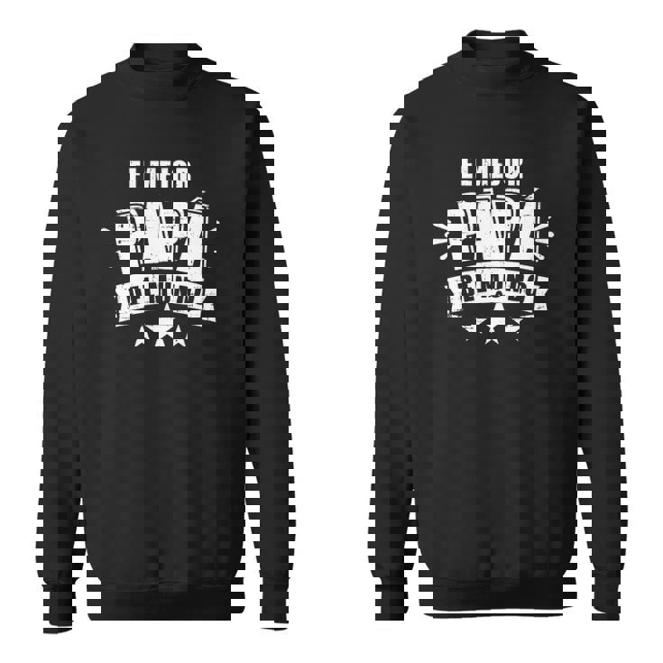 Mens El Mejor Papá Del Mundo Para Dia Del Padre  Sweatshirt