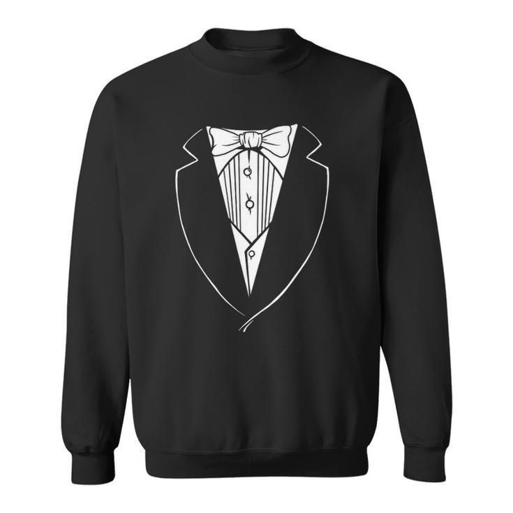 Mens Funny Dinner Jacket Suit Classic Outfit Party Halloween Gift Sweatshirt