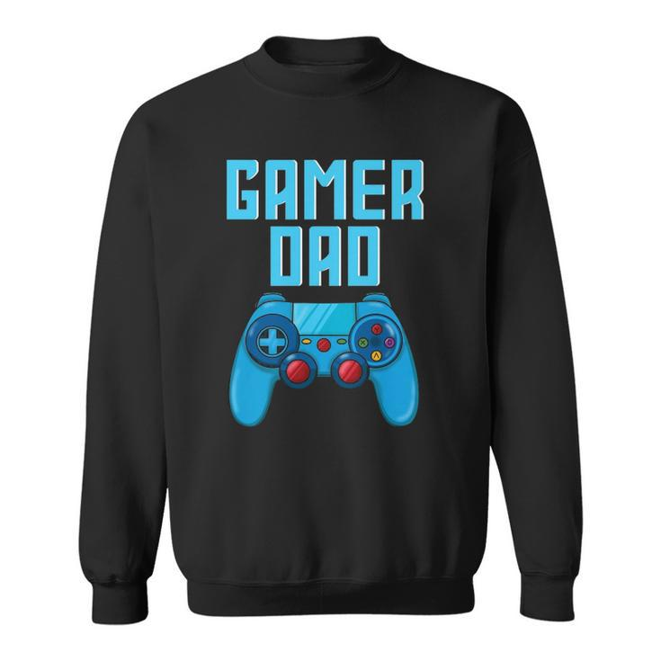 Mens Gamer Dad Cute Video Gaming Fathers Day Game Controller Sweatshirt