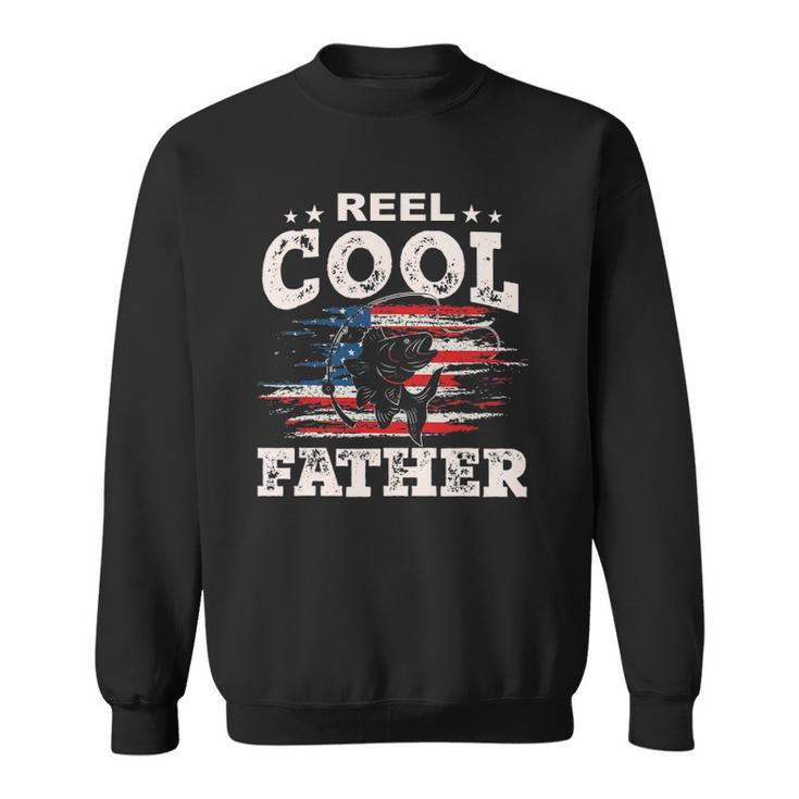 Mens Gift For Fathers Day Tee - Fishing Reel Cool Father Sweatshirt